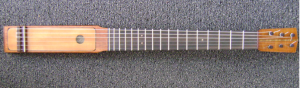 Travel guitar prototype, 2008