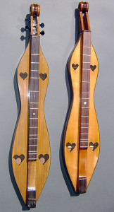 Dulcimer tops 2005: cedar (left); spruce